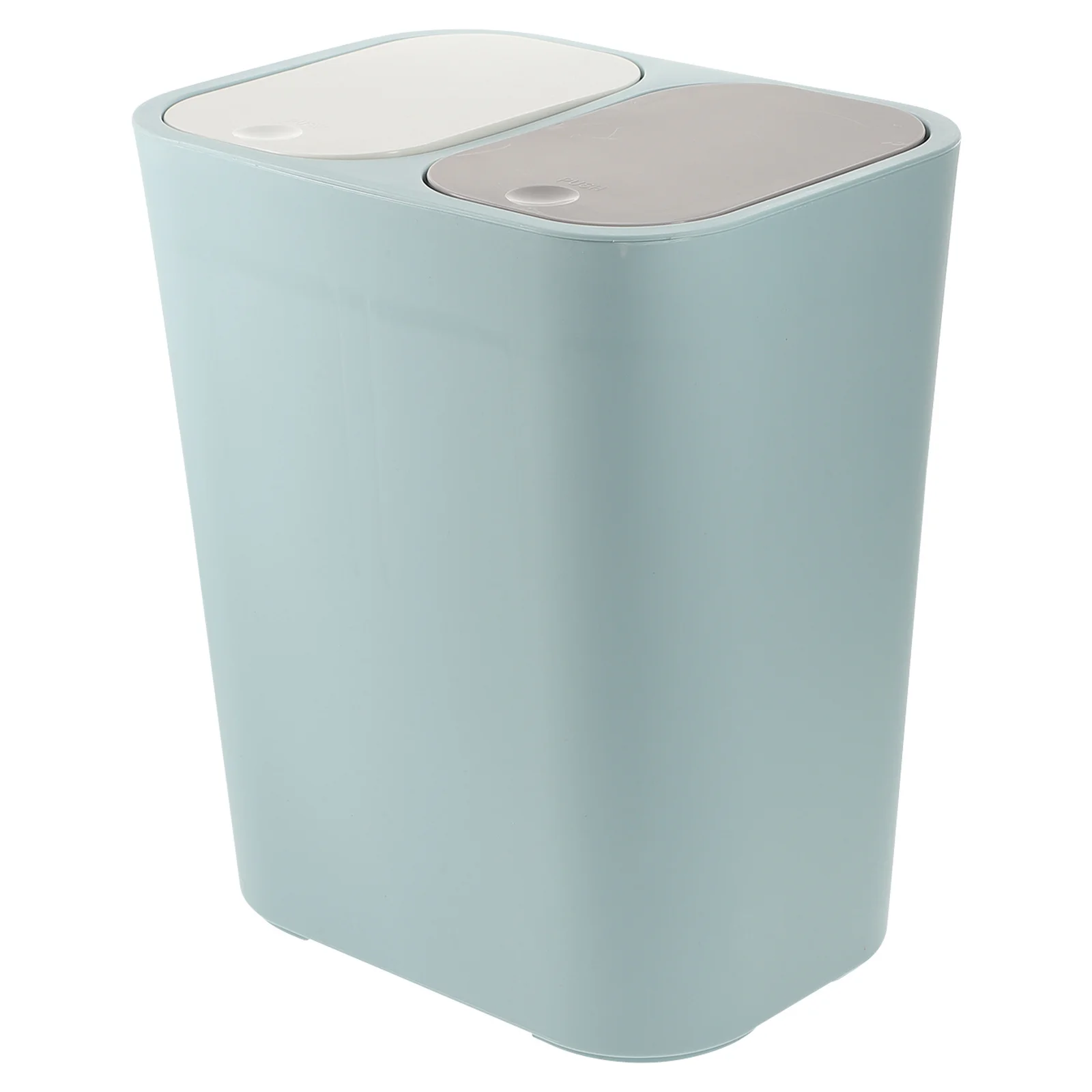 

Dry Wet Classified Trash Can Large Capacity Dual Compartment Waste Bin for Kitchen Bedroom Living Room Household Garbage