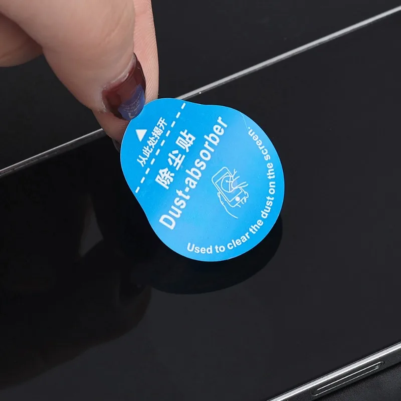 50-1Pcs Dust Removal Sticker Tablet Screen Dust for LCD Screen Cleaning Tempered Glass Camera Lens Screens Dust Removal Papers