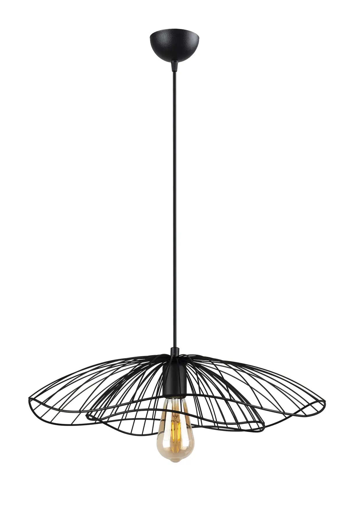 

DOLBOVI Root custom design wire pendant Modern black chandelier