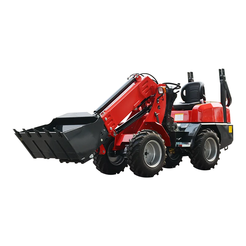 高性能販売向け前輪ローダー4x4ホイール駆動トップテレスコピックアームローダー