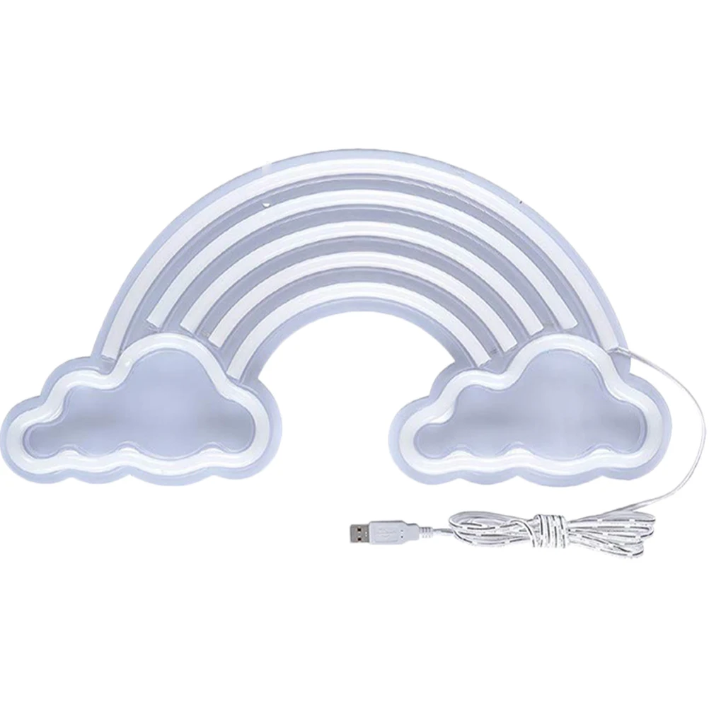 

Neon Light Cloud Sign Wall Hanging Decoration PVC AS Material Bedroom Aesthetic Room Decor Signs Home Office Bathroom Bar Party