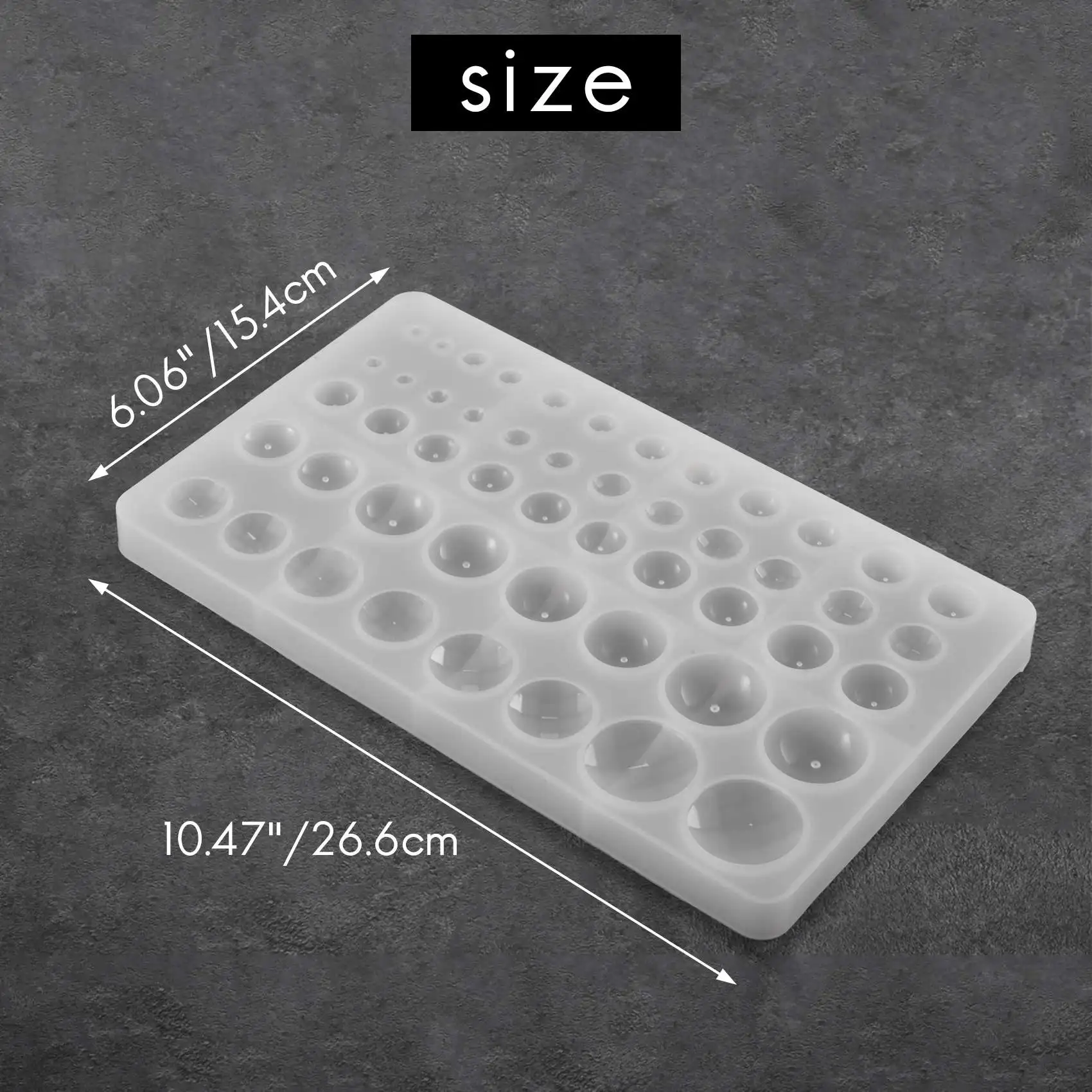HOT DHDL Multi Style Pendants Silicone Mold Cabochon Beads Resin Silicone Mould for Jewelry Making Epoxy Resin Molds