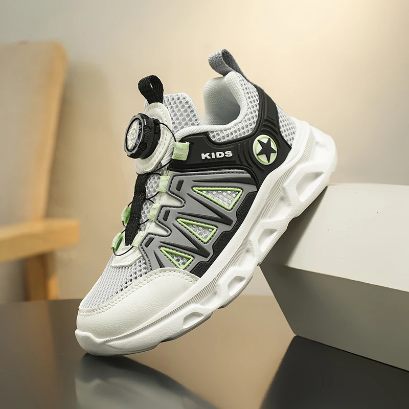 

Unisex Basic Children Sneakers, Neutral Simple Design Flexible Non Slip Footwear Fit Both Little Boys and Girls All Ages