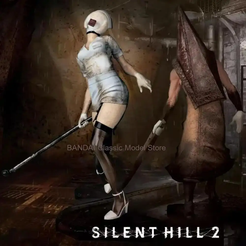 [Original Genuine] In Stock Konami Silent Hill 2 Red Pyramid Thing Bubble Head Nurse Anime Figure Model Collector Figurine Toys - view 4