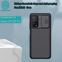 Dla Xiaomi 11 Lite NE/Mi 10 Pro/10T/Poco X3 NFC/X3 Pro/Civi 1S Nillkin CamShield Case etui na telefon etui ochronne PC tylna obudowa