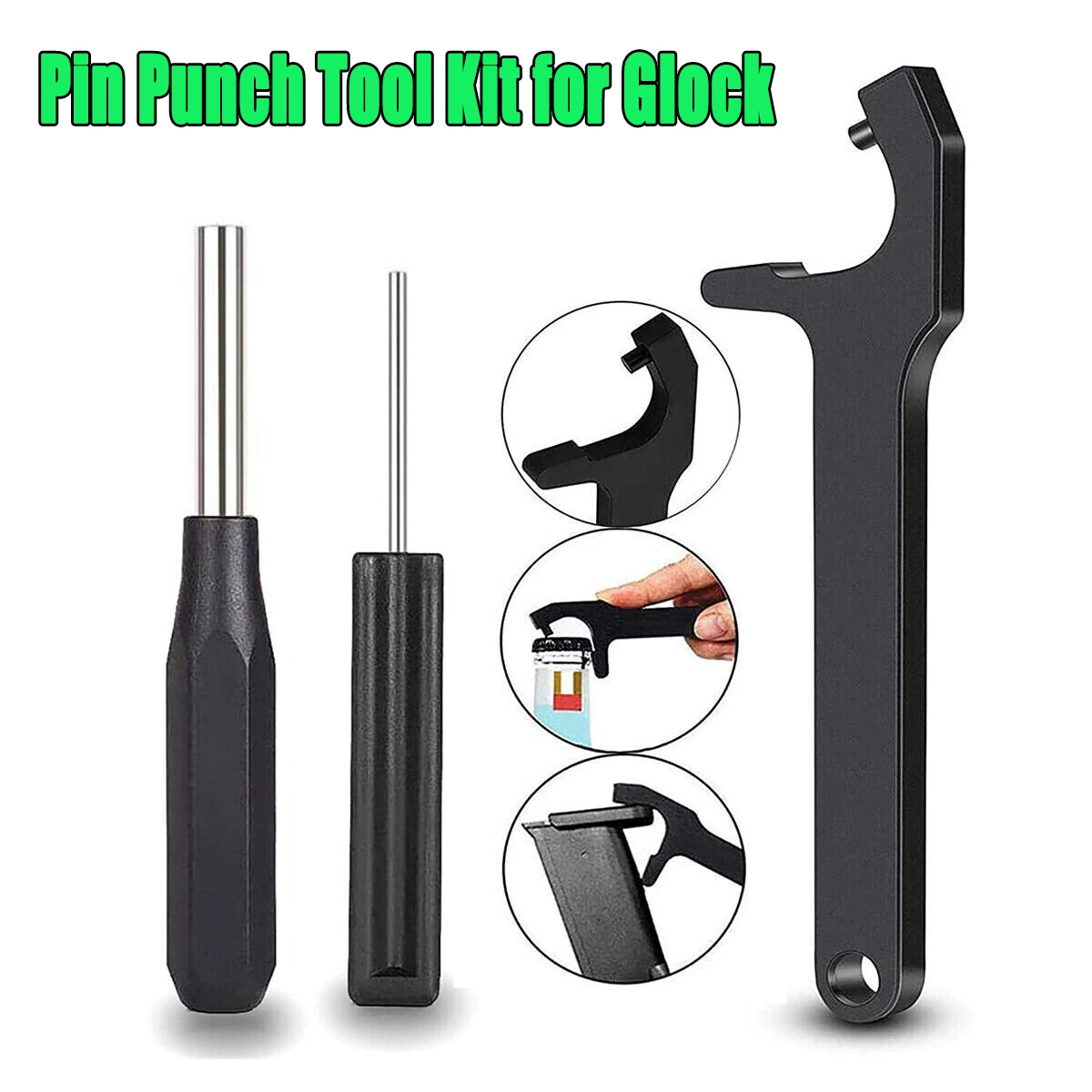 3Pcs/Set Glock Magnetic Plate Disassembly Removal Front Sight Mount Removal Installation Tool Kit Glock Accessories