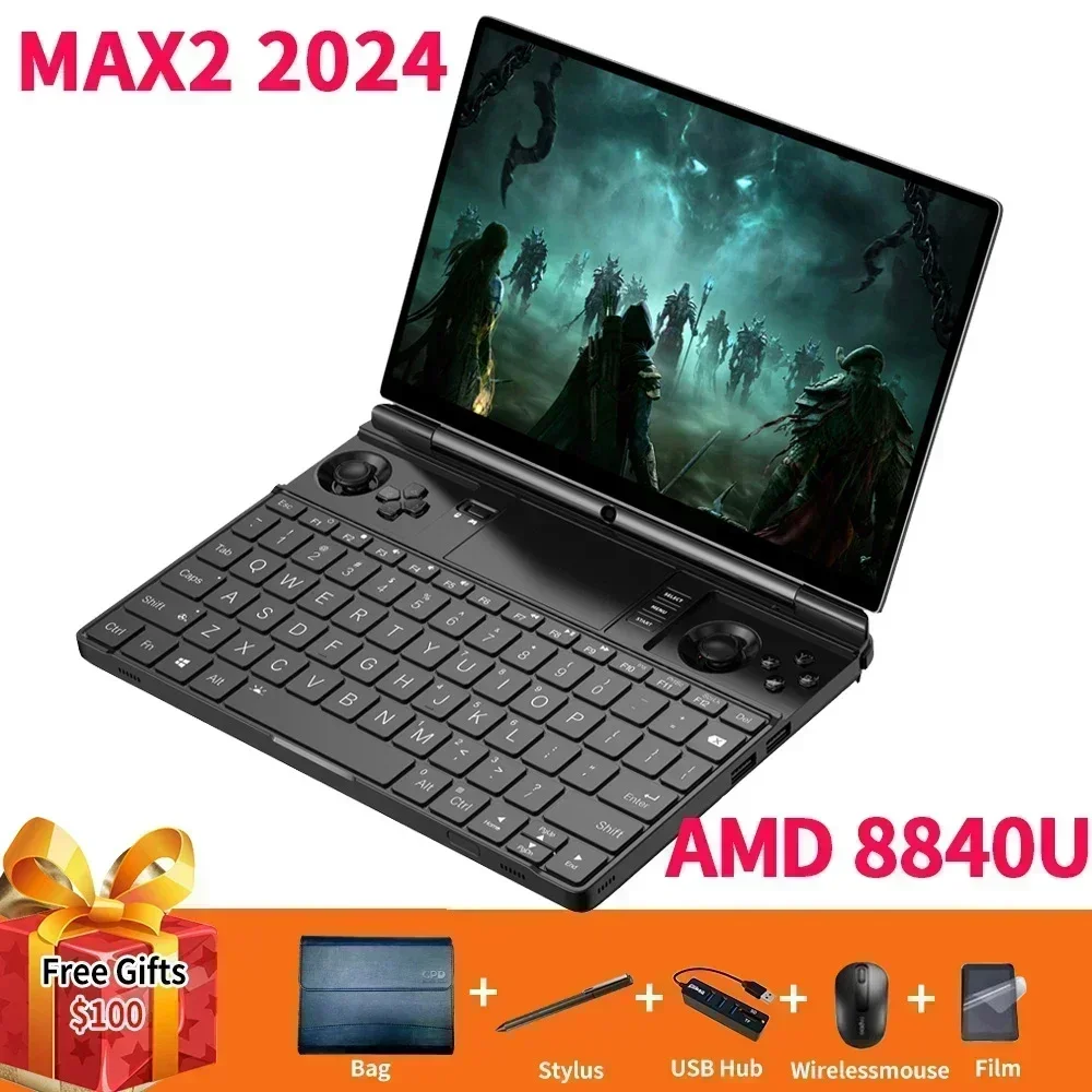 ¡Preventa! GPD WIN Max2-consola de videojuegos portátil, dispositivo de 10,1 pulgadas, UMPC 4G LTE, AMD 8840U, Windows 11