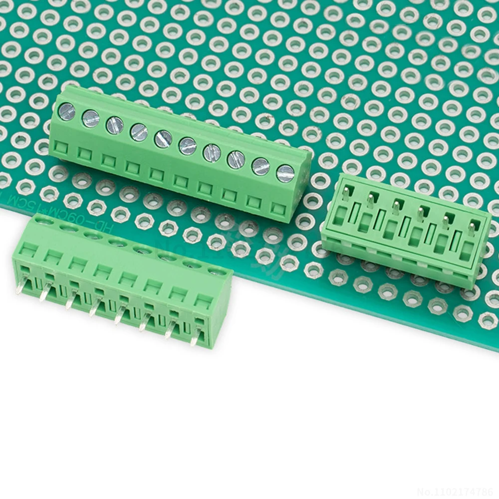 (5 pcs) KF 127S - 3.5mm 3.81mm angled terminal block PCB strip SMKDS1 connector 102 connector DG381S 127 3.5 3.81