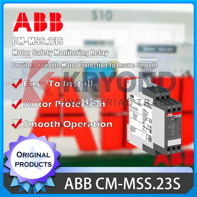 ABB CM-MSS.23S Electrical Maintenance and Monitoring System for Industrial Equipment Provides Real-Time Diagnostics