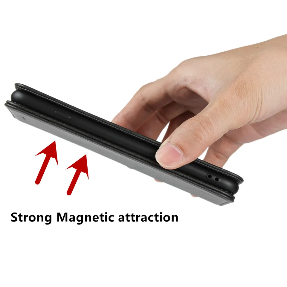Funda de cuero con tapa magnética para Samsung Galaxy A32 4G 6.4" / A32 5G 6.5", con soporte y billetera 2