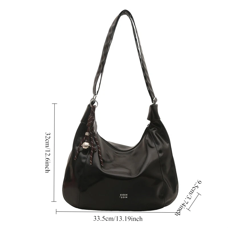 Leisure Commuting Large Capacity Bag for Women, New Fashionable and Versatile Single Shoulder Crossbody Loose Tote Bags view 5
