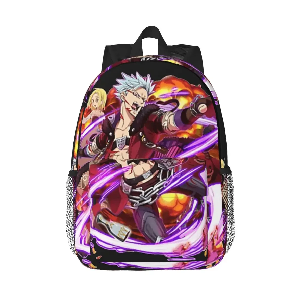 Seven Deadly Sins Ban Backpacks Boys Girls Bookbag Fashion Students School Bags Laptop Rucksack Shoulder Bag Large Capacity