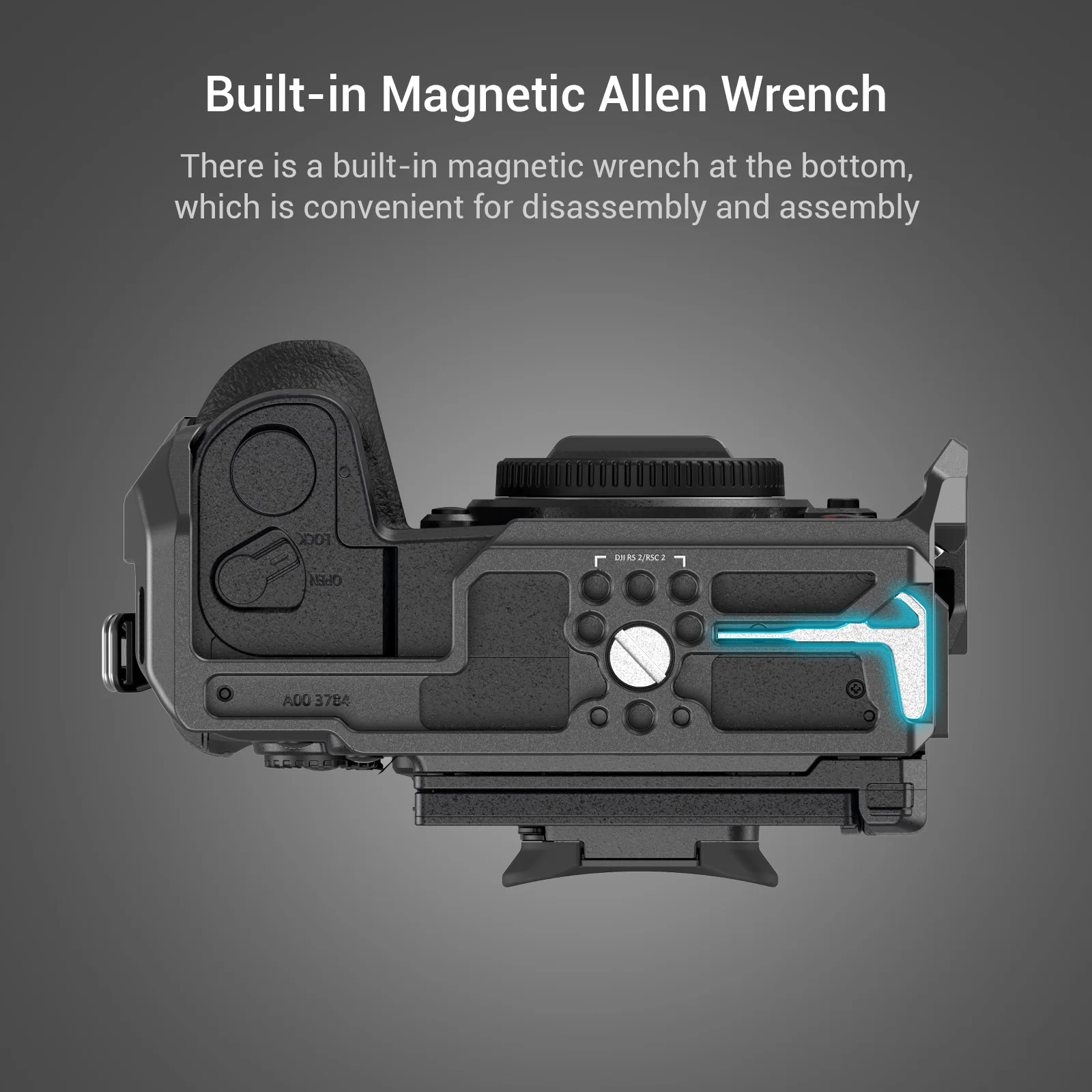 SmallRig-jaula de cámara completa para Panasonic LUMIX GH6, con zapata fría, 1/4 ''-20 orificio roscado para MANGO, Monitor de micrófono 3784/3785