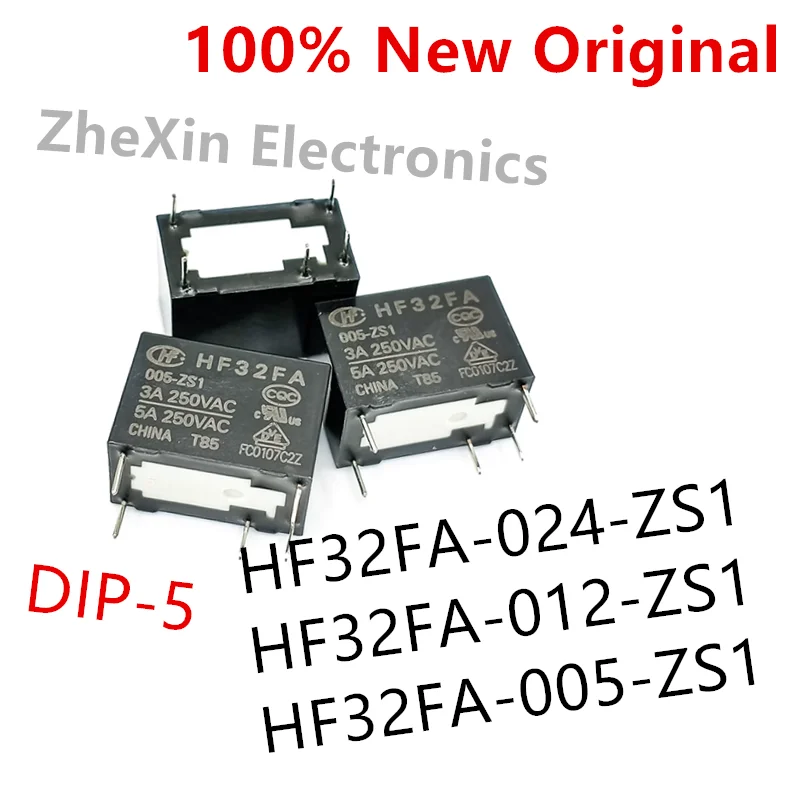 10PCS/Lot  HF32FA-012-ZS1、HF32FA-024-ZS1 、HF32FA-005-ZS1  New Original Power Relay  HF32FA/012-ZS1、HF32FA/024-ZS1、HF32FA/005-ZS1