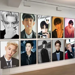 EXO P-Park Chanyeol Anime Posters Sticky Fancy Wall Sticker for Living Room Bar Decoration Room Wall Decor