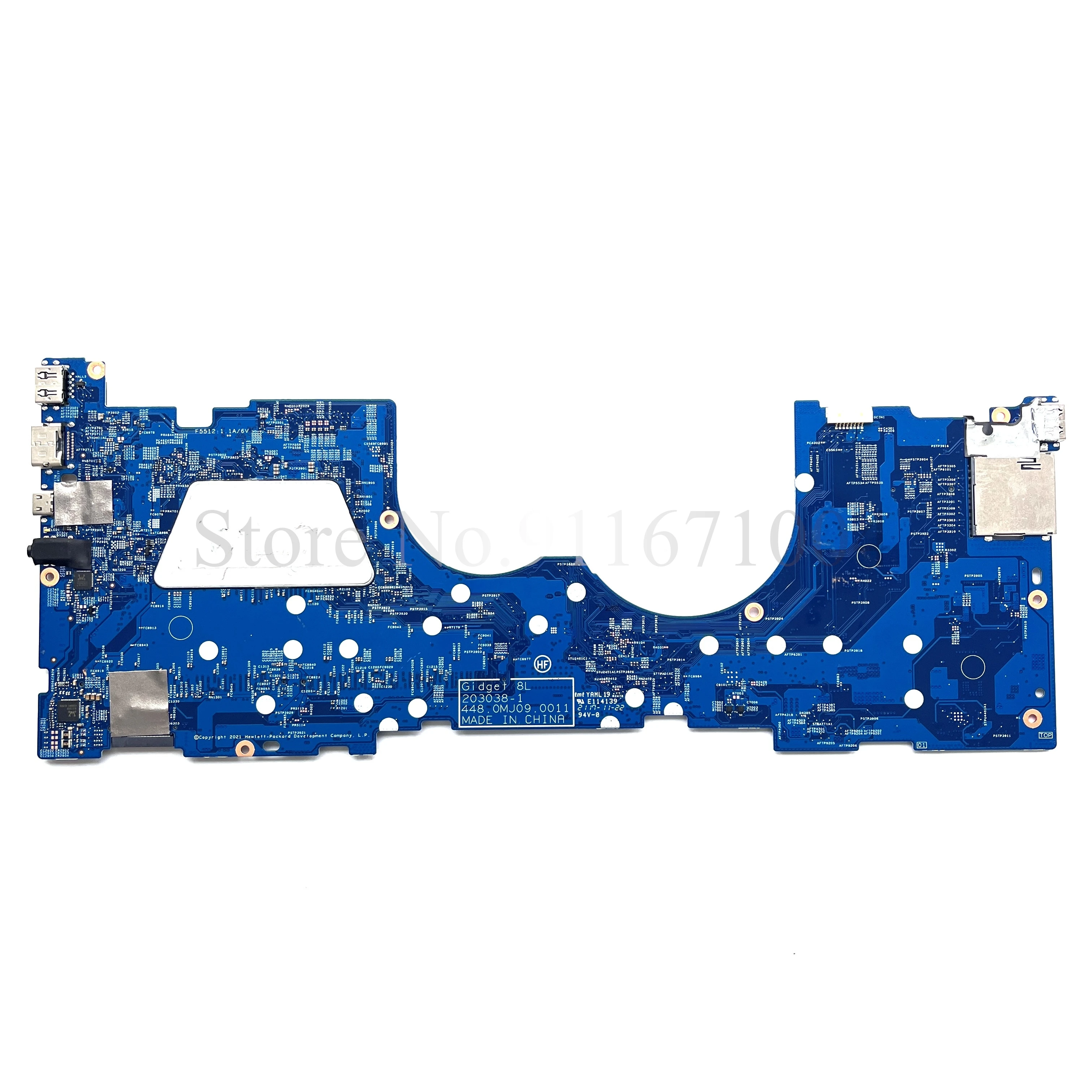 203038-1 For HP ENVY X360 15T-ES000 15-ES Laptop Motherboard M45472-601 M45472-001 UMA With i5-1135G7 CPU Mainboard 100% Working