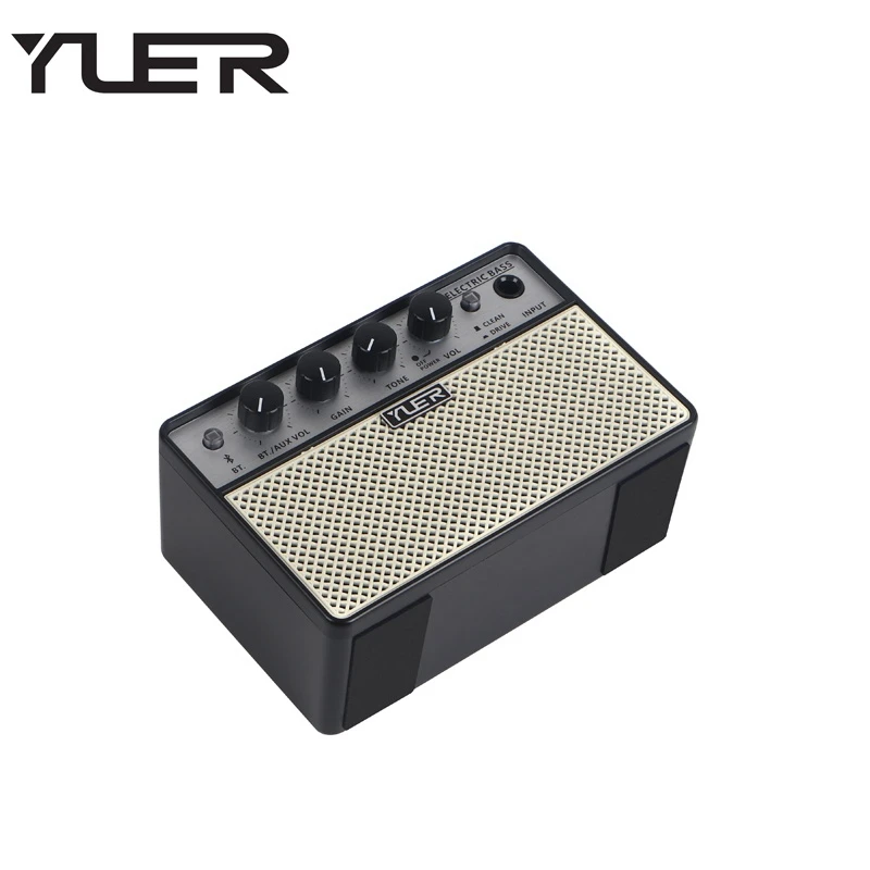 

Yuer 10W mini electric bass speaker with Bluetooth connection for electric bass