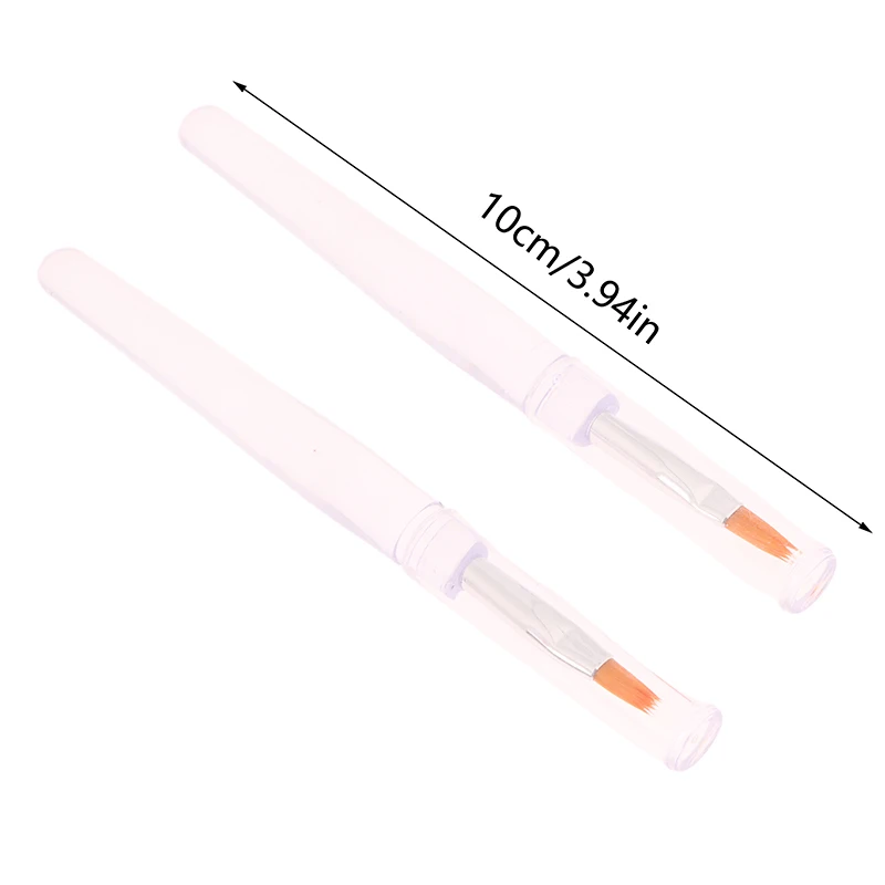 5/10 STUKS Draagbare Wegwerp Lippenborstel Lippenstiftborstel met Cover Transparante Staaf Enkele Make-up Concealer Lipgloss Borstel