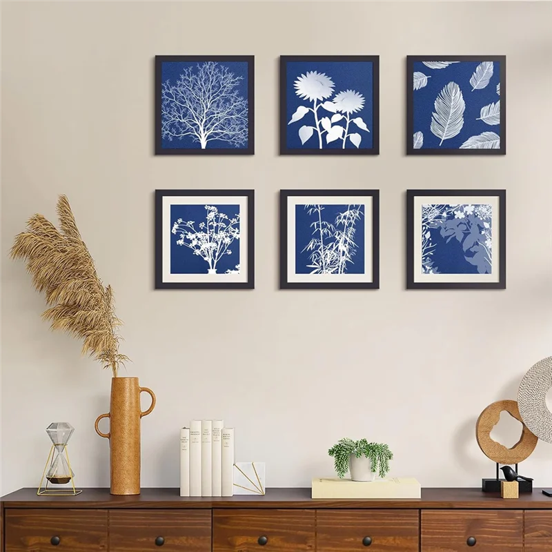 ABXF-32 Arkusze papieru cyjanotypowego Zestaw papieru do drukowania słonecznego, do drukowania słonecznego Papier wrażliwy na słońce dla dzieci i dorosłych Rzemiosło Projekt DIY