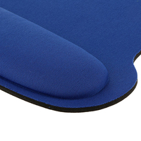 Ergonomic Wrist Support Mouse Pad Comfort Eva Non-Slip Base Improves Clicking Accuracy for Gaming and Office Use Blue