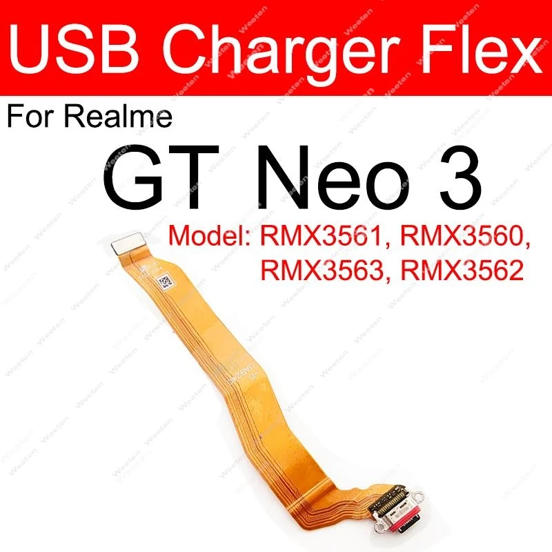 USB Charging Dock Flex Cable For Realme GT Neo 2 3 GT 2 GT 5 Pro GT2 Master Explorer USB Charger Port Connector Flex Ribbon image 4