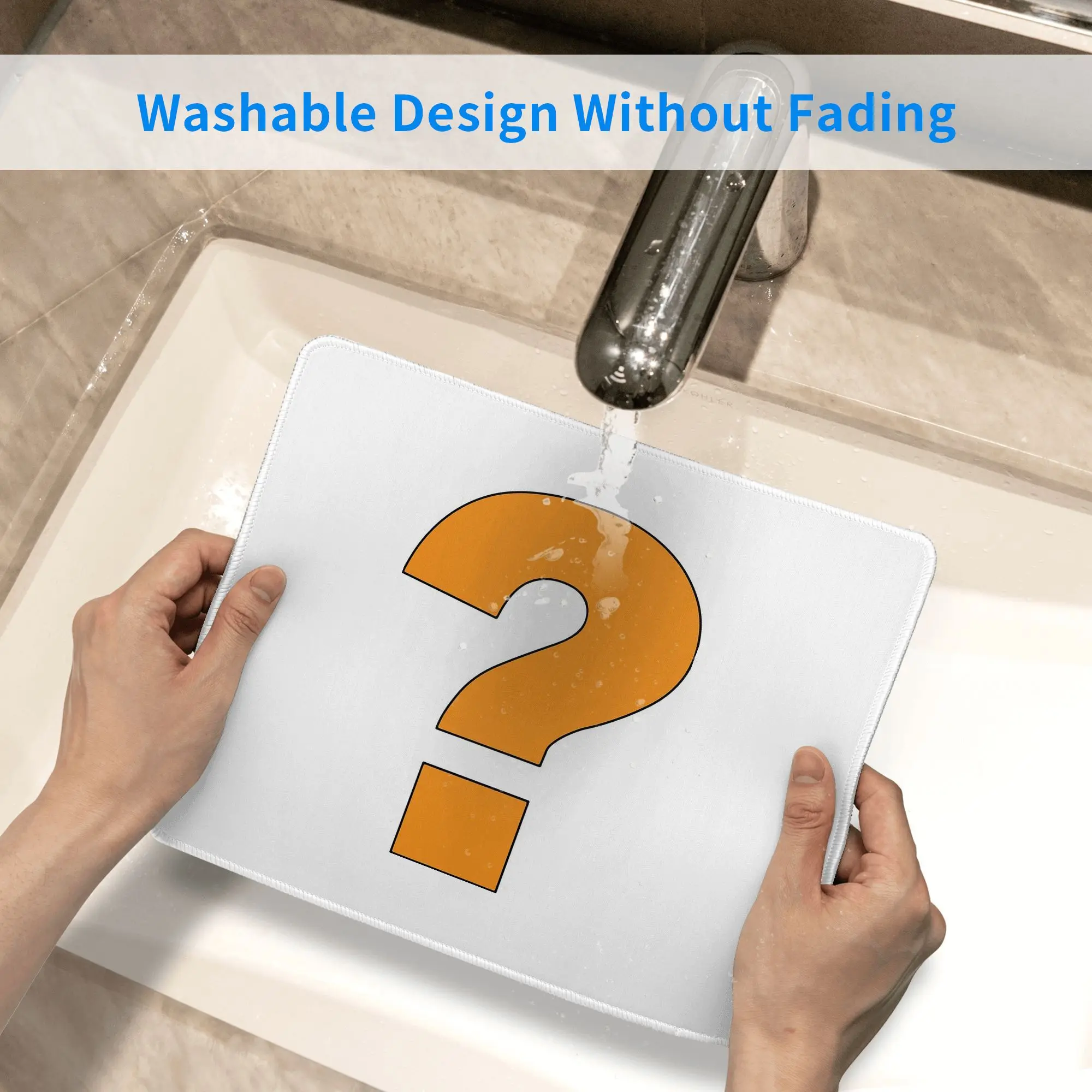 question mark Mouse Pad Computer Keyboard Mouse Mat Gaming PC Laptop Desk Mat Office Accessories Table Mats