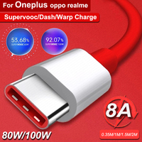 Original Oneplus Cable Warp Supervooc Usb Type C 100w 80w 65w Fast Charge Cord One Plus 13R 12R 11R 10R 9RT Nord 4 3 Ace 3 Pro