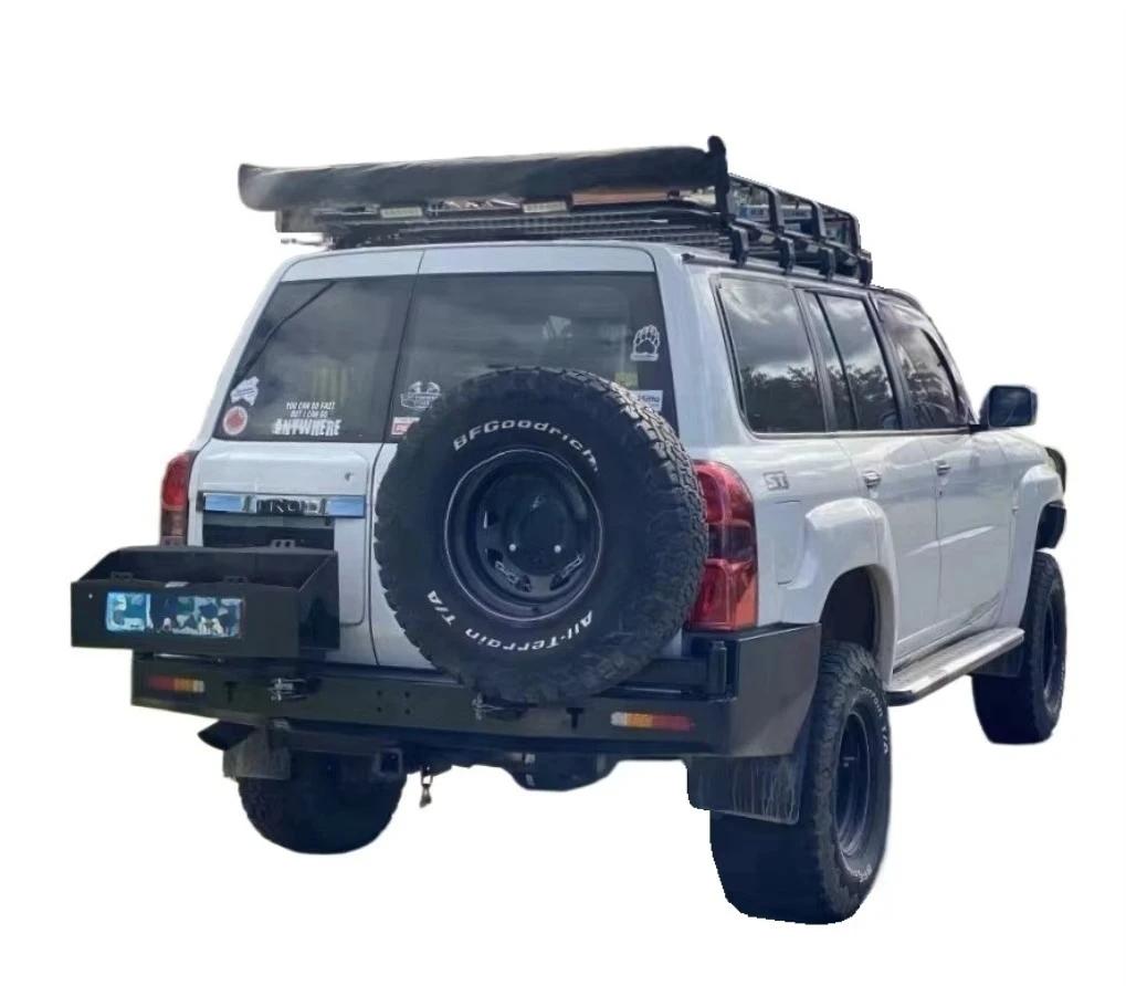 

Manx4 Off-Road Steel Rear Bumper for Nissan Patrol Y61 2005+ Safaricustom
