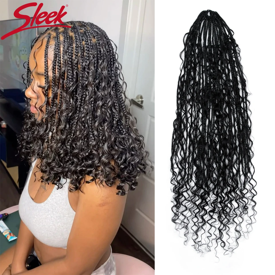 BOHO Human Braiding Hair for Boho Braids Deep Wave Bulk Human Hair Bundles For Women 24 Inch Curly Human Hair Extensions