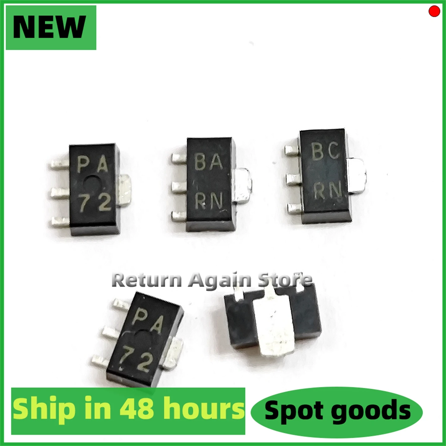 10pcs silkscreen BA BCPA BARN BCRN 2SB1132 2SB1188 2SB1132T100R 2SB1188T100R 2SJ179-T1 2SJ179new original SOT-89