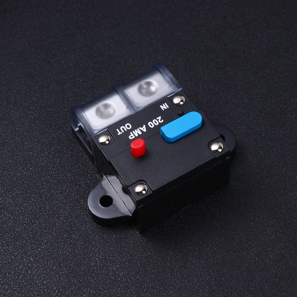 

200A Car Circuit Breaker Manual Reset Self-recovery High Amp Thermal Trip Overload Protection Easy Install Wall Mount Auxiliary