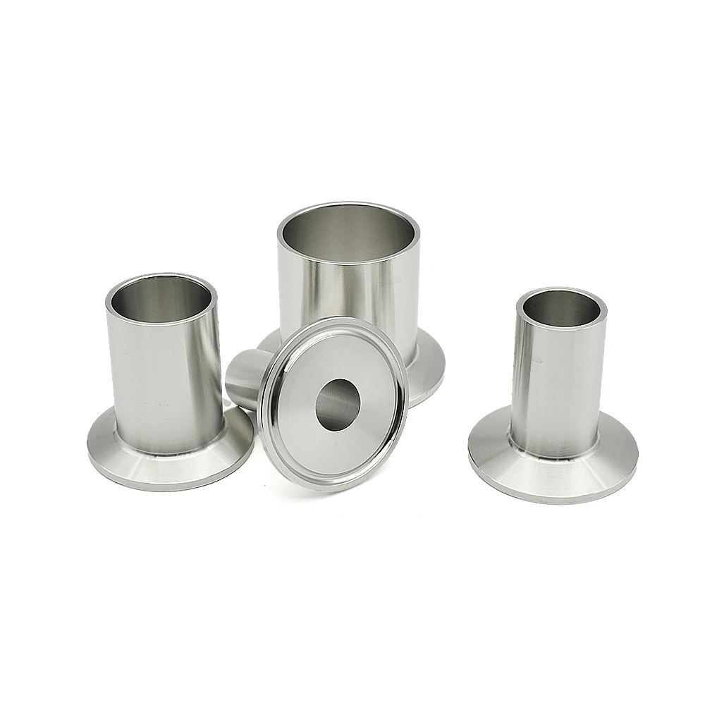 

Length 50 Mm Pipe OD Butt Weld 19-102mm Stainless Steel SS304/316L Sanitary Tri Clamp Quick Connection Chuck End Clamp Joint