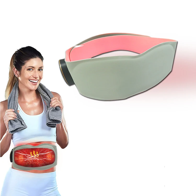 16-Level EMS Pulse Massage Belt, Heating Pad, Red Light Therapy, 3 Modes, Waist Warming, Dysmenorrhea Relief