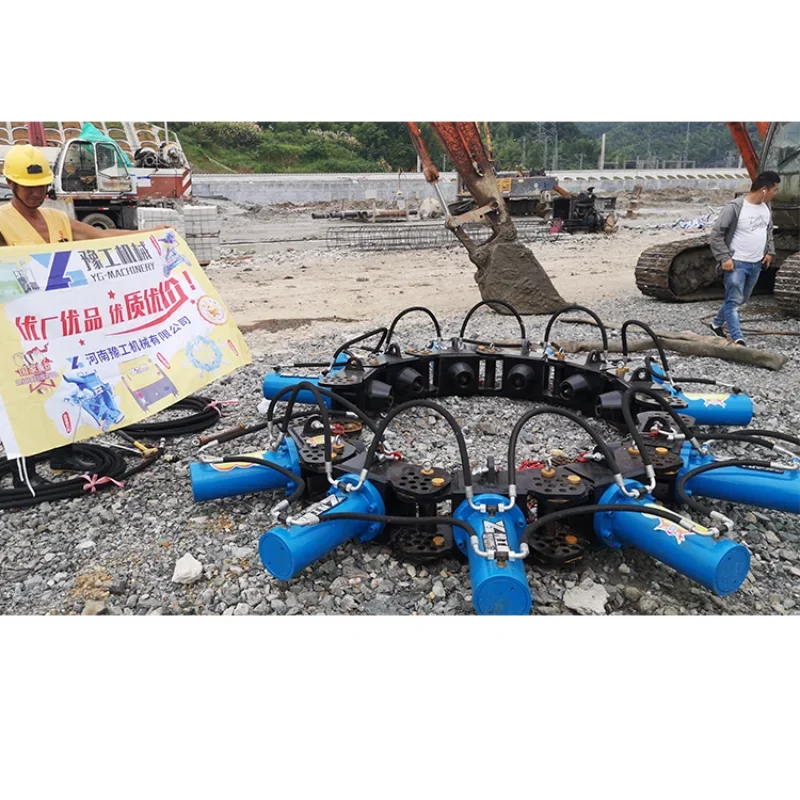 YG YG Hydraulic Square Pile Cutter Concrete Square Pile Head Breaker Cutter Machines For Excavators