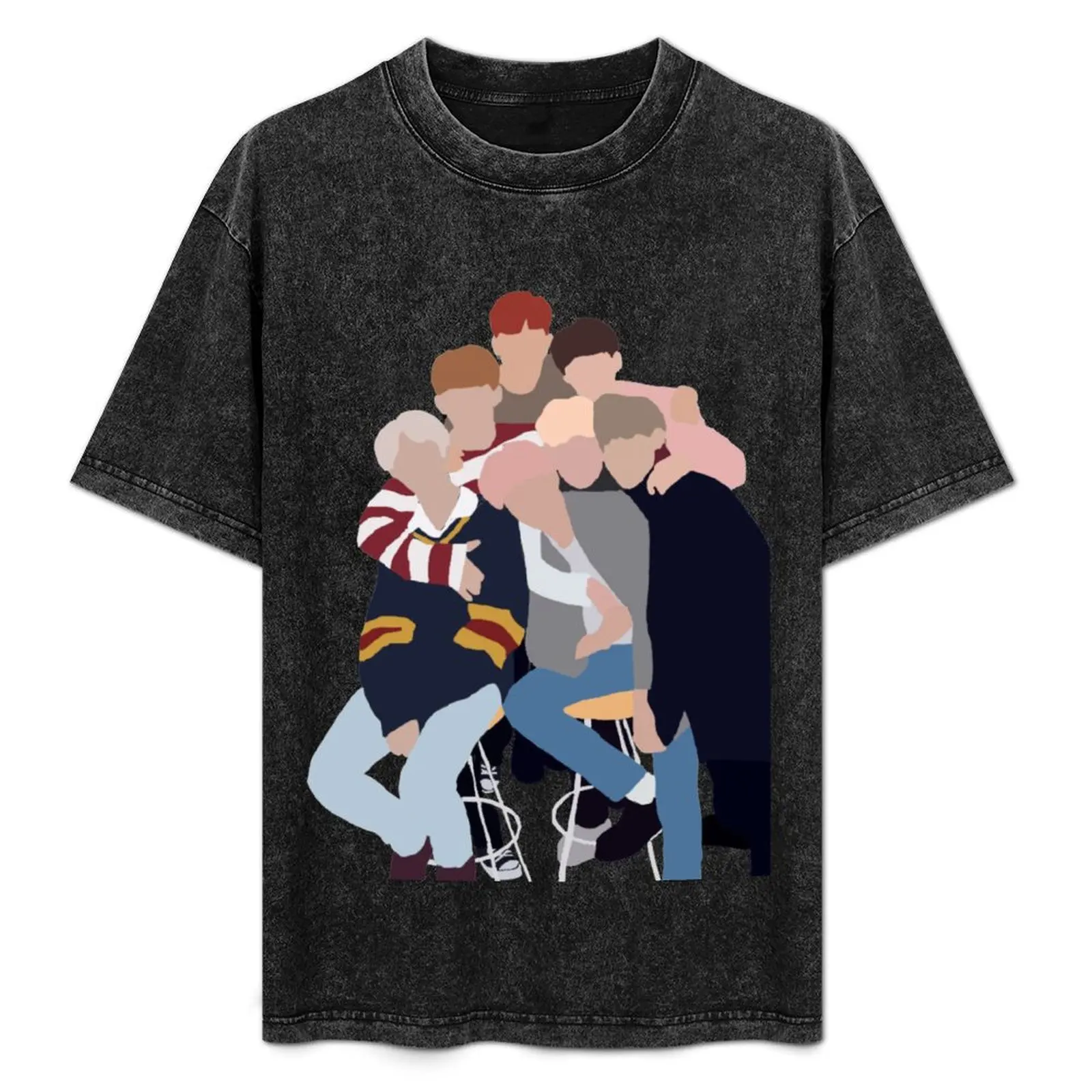 

Monsta X T-Shirt Non-Shrink Basic Cotton T-Shirt