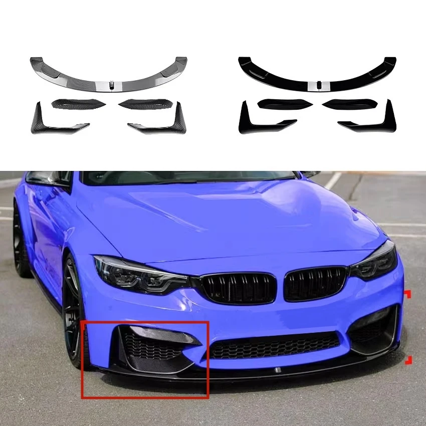 

Car Front Shovel Fog Lamp Trim for BMW F80 F82 F83 M3 M4 Modified Bumper Air Dams Fog Light Trim Auto Parts