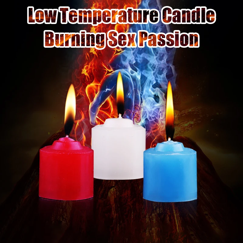 

Sexy Low Temperature Drip Candle BDSM Sex Toy For Adult Relaxation Couple Flirting Passion Dripping Wax Game Training Slave