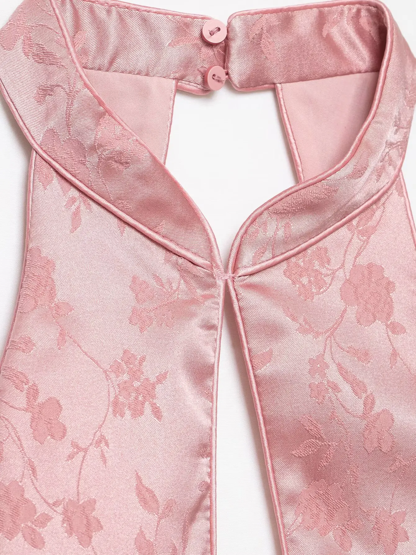 TFMLN Neues Elegantes Langes Kleid für Damen, Neckholder, Schlüsselloch-Ausschnitt, Ärmellos, Hoher Schlitz, Modisches Midi-Bodycon-Kleid für Damen – Detail 6