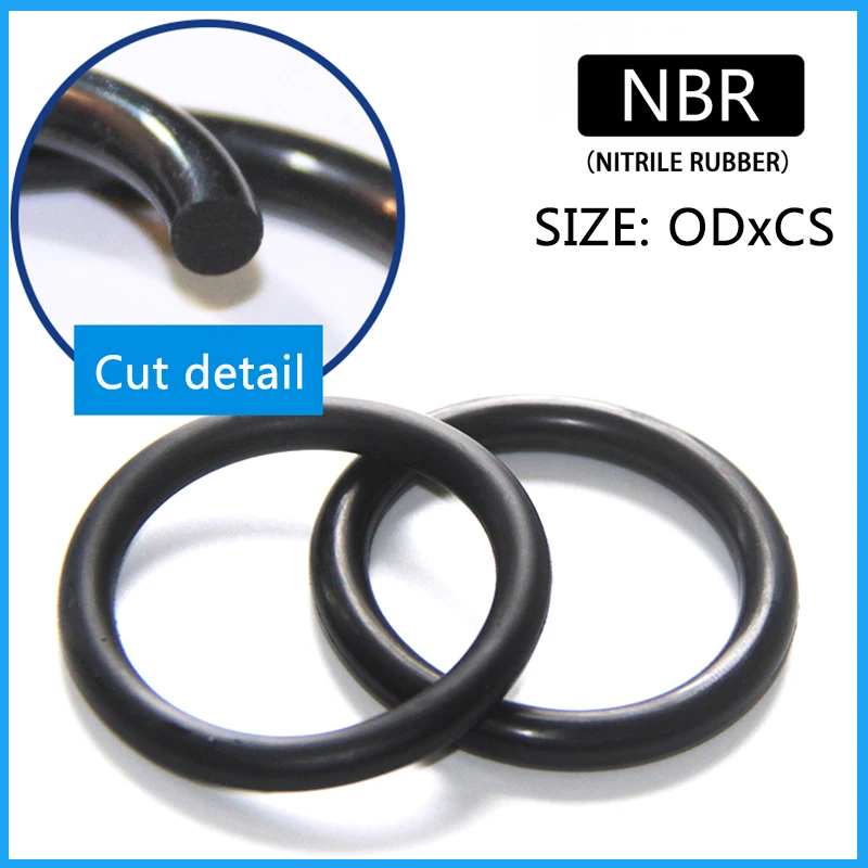 150 pçs/caixa airsoft nbr juntas de borracha substituições kit de vedação o-rings od 6mm-30mm cs 1mm 1.5mm 1.9mm 2.4mm