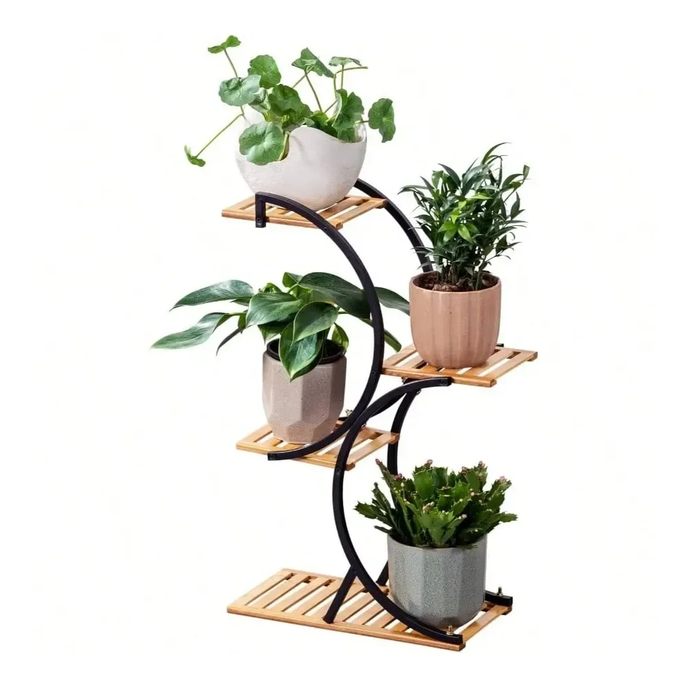 

Tier Potted Plant Stand Rack Multiple Flower Pot Holder Shelf Indoor Outdoor Planter Display Shelving Unit Patio Garden Corner