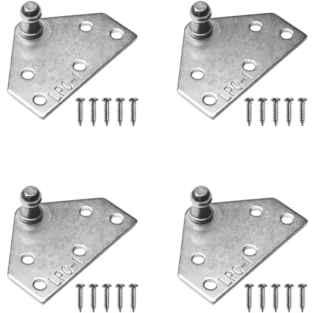 Soporte de montaje de perno de bola de 10MM para resorte de Gas Universal, puntales de elevación, soporte de choque de acero, paquete de 2, paquete