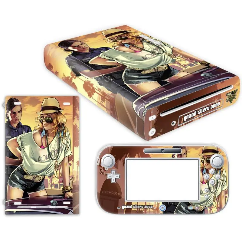 Виниловая пленка для всего тела Wii U, дизайн COD и GTA, устойчивая к царапинам, легкая, легко наносится