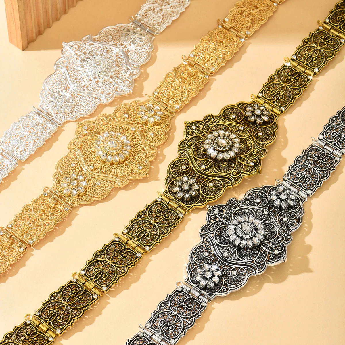 التقليدية اليدوية حزام الروسية القوقاز رداء حزام العتيقة حزام لحفل الزفاف الراين نحت حزام مشد #2