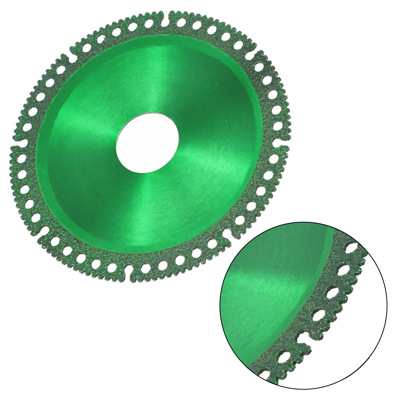 Composite Multifunctional Diamond Cutting Disc Saw Blade High Manganese Steel Material Green Color 100/110/125mm Size