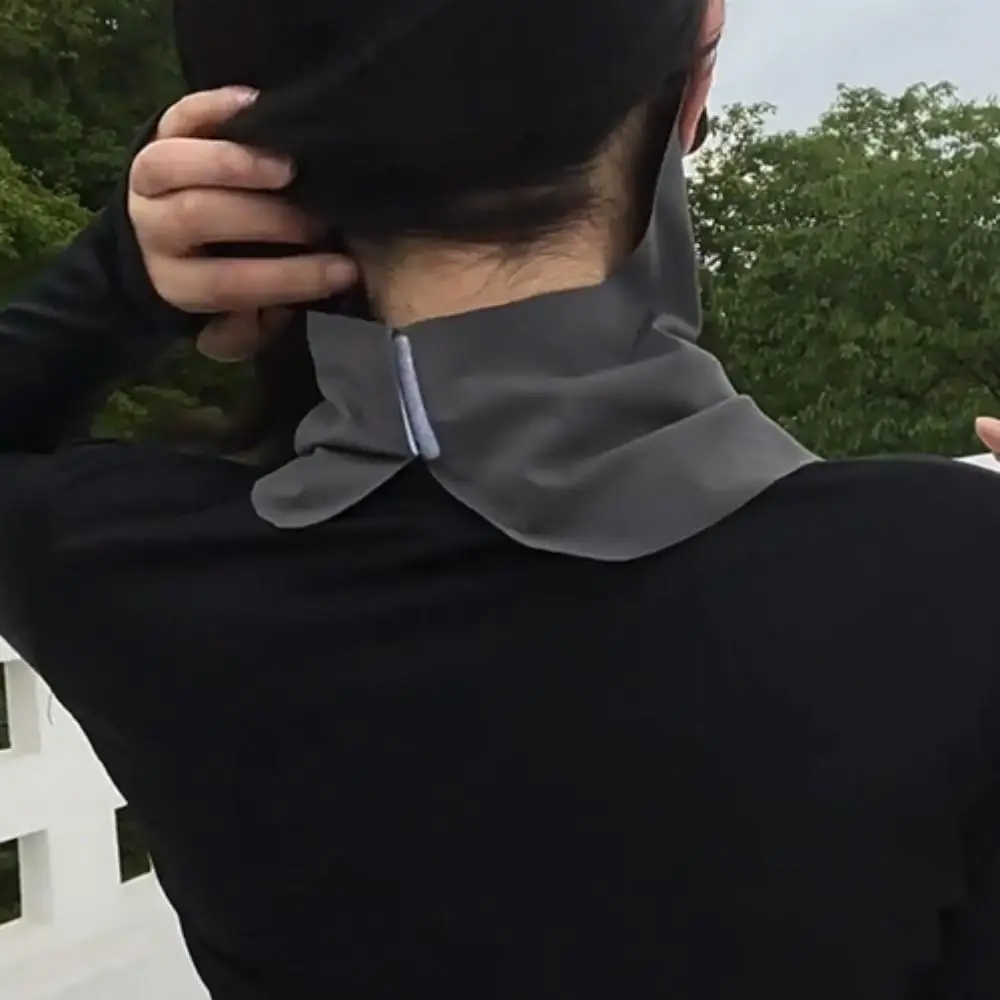 قناع حرير جليدي جيد التهوية ، واقي وجه ، واقي شمسي مضاد للشمس ، غطاء عصري ، وجه ، نحيف ، بدون أثر ، دراجة ، ركوب دراجات