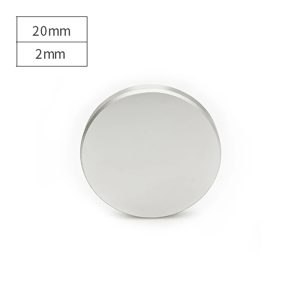 1PCS Mo Mirror Diameter 19.05mm 20mm 25mm 30mm 38.1mm Thickness 2/3/5mm Mo Reflector Len for CO2 Laser Cutting Engraving Machine