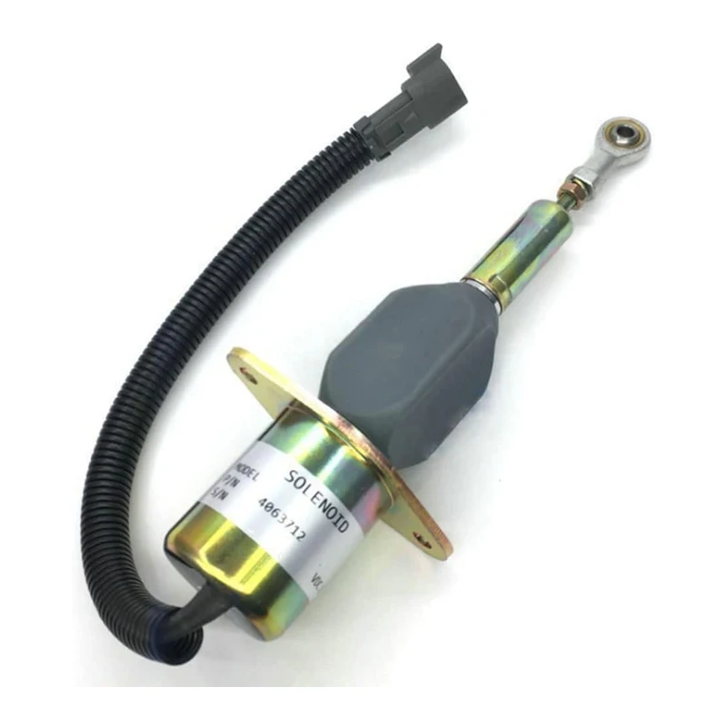 

for Hyundai R210 Excavator for Komatsu PC300-7 PC350-7 PC300LC-7L 4063712 6743-81-9141 SA-5030-24 Flameout Solenoid Valve 24V
