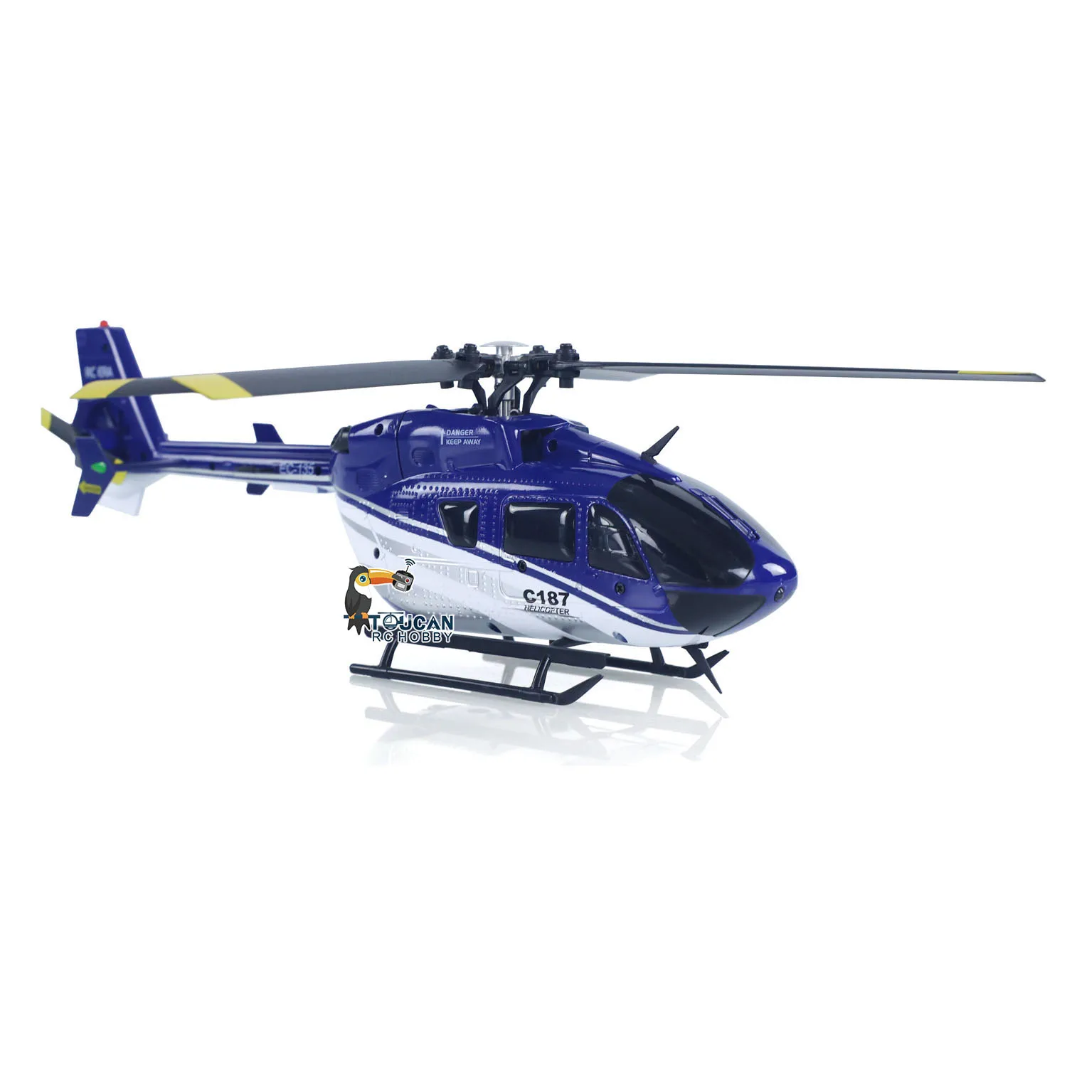 RC ERA C187 원격 제어 헬리콥터 자이로 스코프 안정화 고도 홀드 충전기 EC135 모델 항공기 초보자 친화적 인 장난감