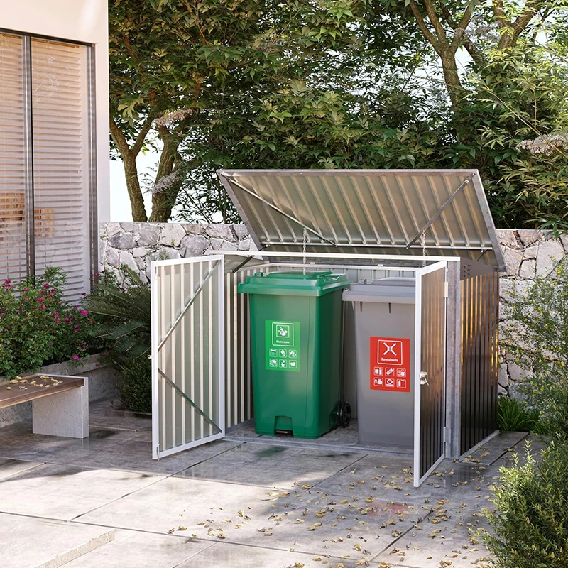 Storage room Outdoor utility room Mobile assembly Easy large-capacity temporary tool room
