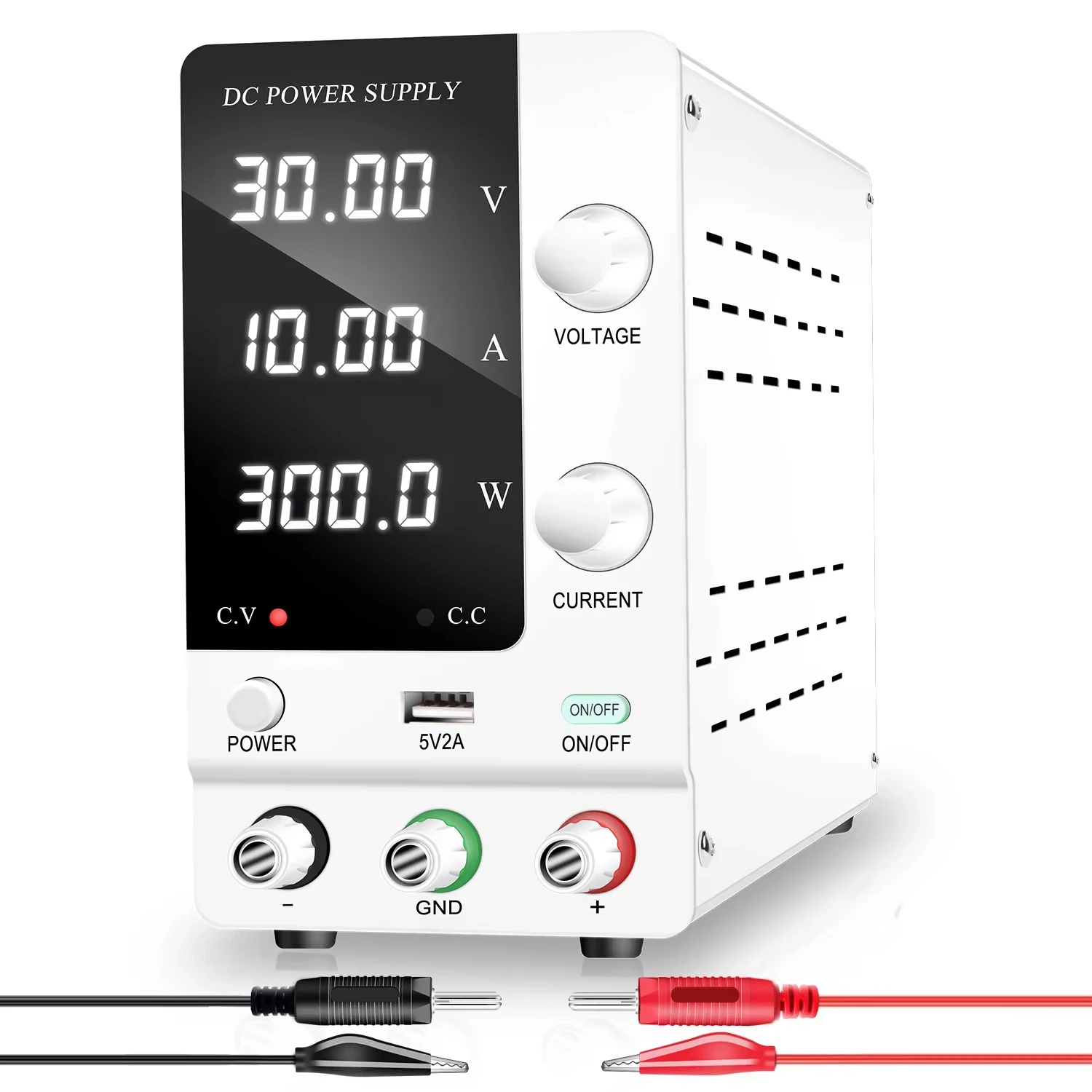 SPPS-C3010 30V10A Benchtop DC Regulated Power USB Interface 24V5V Adjustable Switching Lab Testing Variable Power Supply